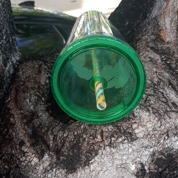 Starbucks Summer 2025 Printed Floral Clear Acrylic Venti 24oz Tumbler Cup - Excl - Picture 8 of 8